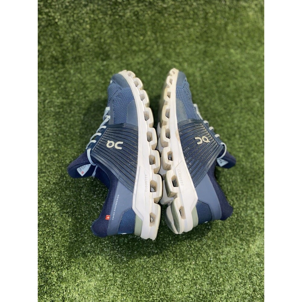 On Cloud Men’s Shoes Size 14 Blue Cloudtec Running Athletic Sneakers *READ* - Picture 4 of 13